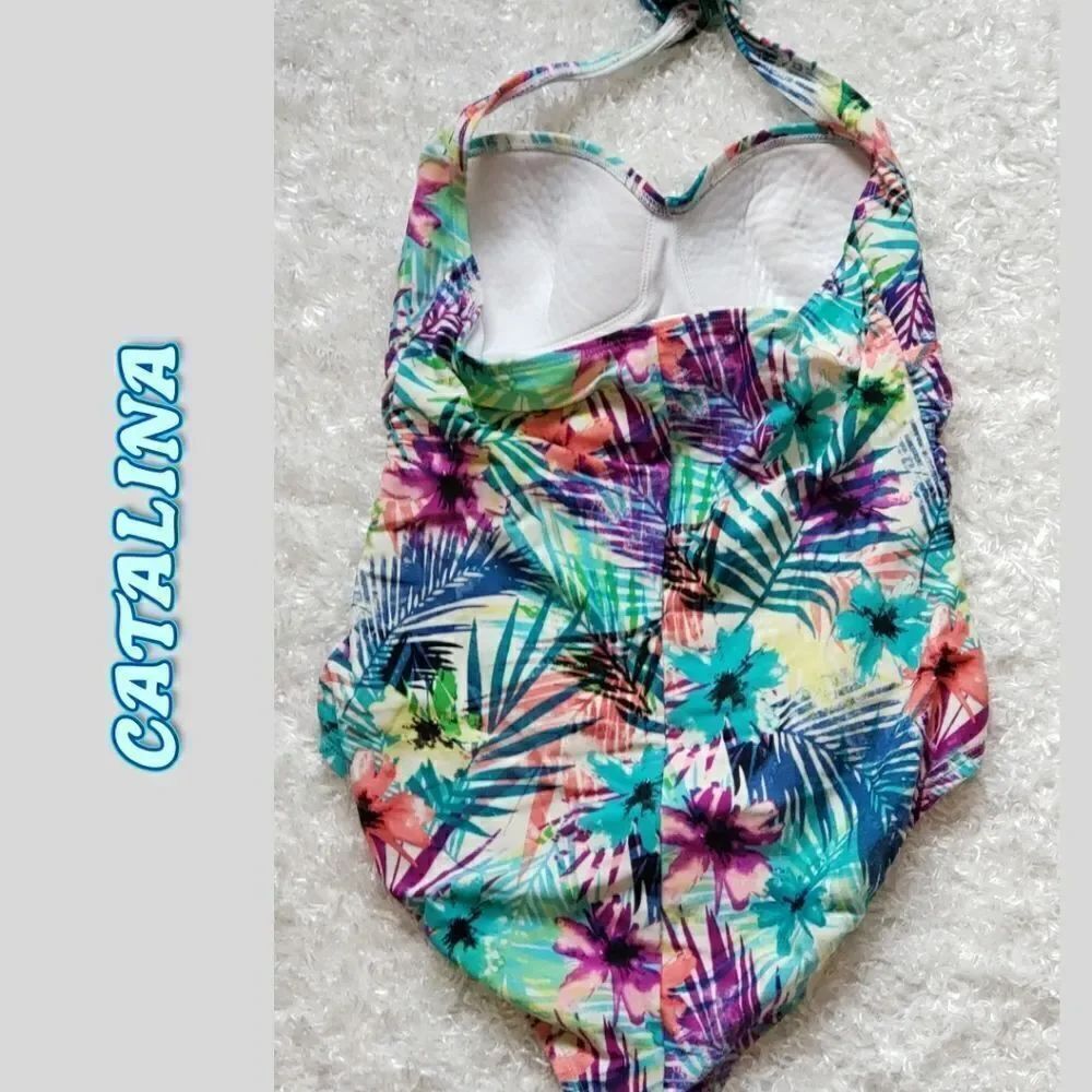 Tropical print one piece - Picture 2 of 5